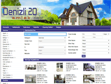 Tablet Screenshot of denizli20emlak.com